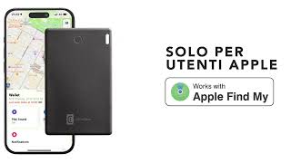 Cellularline TRACY CARD  Localizzatore di oggetti compatibile con Apple Dovè [upl. by Raynold]