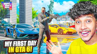 MY FIRST DAY IN GTA 6 CITY😍 [upl. by Lothaire]