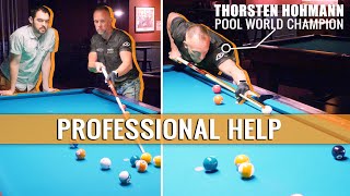 Professional Help With Pool World Champion Thorsten Hohmann [upl. by Kellene]