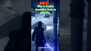 Why is Anakin Skywalkers form so effective 🤔 battlefront2 gaming anakinvsobiwan pykesyndicate [upl. by Annaitat]