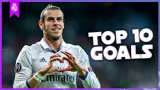 GARETH BALES TOP TEN Real Madrid goals [upl. by Coe630]