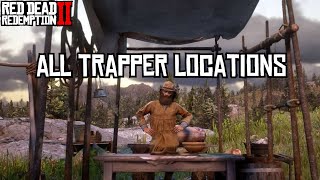 All trapper locations rdr2 Rockstargames rdr2online [upl. by Rosalee687]