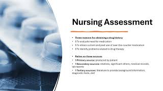 WEEK 5 PHARMACOLOGY NURSING PROCESS IN PHARMACOLOGY [upl. by Heeley510]