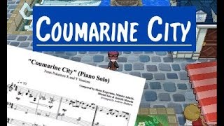 Coumarine City  Pokemon XY Piano Solo [upl. by Darcie]