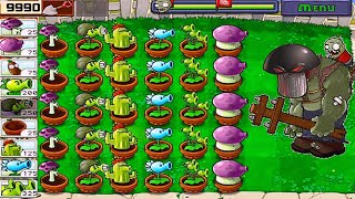 Plants vs Zombies Minigames Zombotany 2  1 Threepeater vs Gargantuar [upl. by Eaneg860]