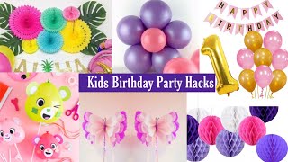 Awesome Kids Birthday Party Ideas amp Hack that any one can do at home [upl. by Starling353]