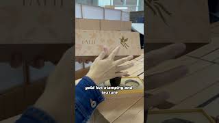 Custom lid and bottom gift boxpackagingbox giftbox honey packagefactory lidandbasebox [upl. by Nimrac]