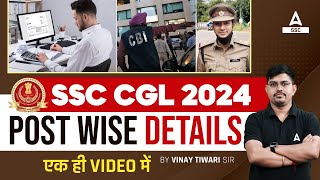 SSC CGL Post Details 2024  SSC CGL Post Details And Job Profile  SSC CGL Full Details [upl. by Shanan]