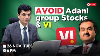 Avoid Adani Group Stocks amp Vodafone Idea [upl. by Atikan602]