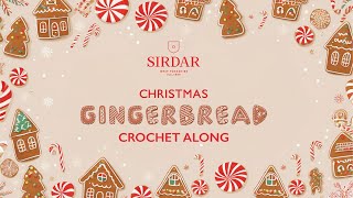 Sirdars Christmas Gingerbread Crochet Along Blanket Intro  Meet The Designer Lindsey Newns [upl. by Bogie]