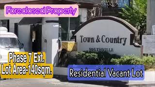 Town amp Country Southville Brgy Sto Tomas Binan Laguna Residential Vacant Lot 140sqm P73500000 [upl. by Ibbetson]