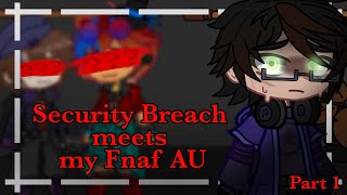 Security Breach meets my AU  Glammike Security Arc 「FnafAU X Gacha」 [upl. by Malha471]