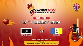 SUKMA XXI SARAWAK 2024  T20 MEN  TERENGGANU vs PENANG [upl. by Micro]