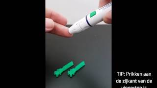 Glucoject Dual Plus prikpen instructievideo [upl. by Demy]