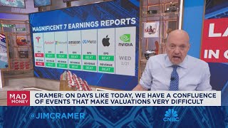 Jim Cramer talks why investors shouldnt worry about Big Tech valuations [upl. by Wardle]