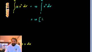 Wiskunde  Integreren  Enkele voorbeeldberekeningen  basis [upl. by Koller]