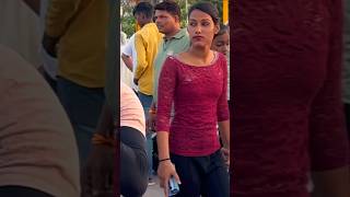 Fitness Rider Shirtless In Public Reaction 😍🫶 cutegirl shorts youtubeshorts trending [upl. by Nereil]