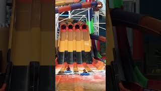 Kalahari Indoor Water Park Slides 😃 kalahari kalahariresort waterpark [upl. by Roderick266]