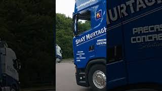 Longest Truck I have ever seen at Keele Services Staffordshire England UK [upl. by Ardolino261]