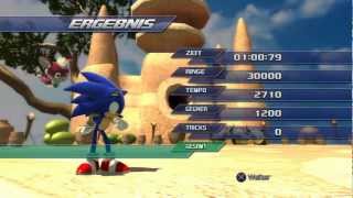 Sonic Unleashed  Savannah Citadel  Mazuri Act 4 DLC  Ring Attack 300 max [upl. by Sarena]