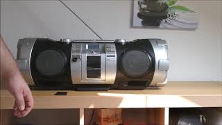 JVC Ghettoblaster RVNB50 BoomboxGhettoblaster [upl. by Nahgeam951]