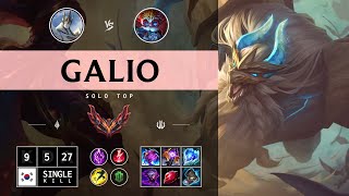 Galio Top vs Heimerdinger  KR Grandmaster Patch 1413 [upl. by Miguel]