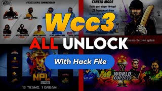 Wcc3 Mod Apk Latest Version  Wcc3 Mod Apk Unlocked Everything  Wcc3 Npl Auction Unlock [upl. by Swenson]