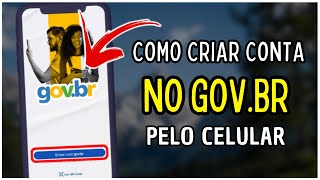 Como Criar uma Conta no Govbr no Celular [upl. by Imat]