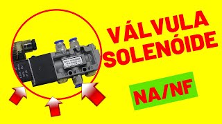 Válvula Solenoide 5via NA e NF existe [upl. by Lisandra]