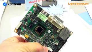 Kontron pITXSP Intel Atom PicoITX Mainboard  SPSIPCDRIVES 2009 DE [upl. by Yehudit158]