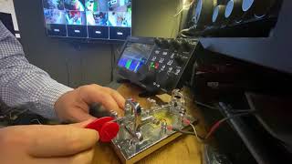 FlexRadio Maestro e VIBROPLEX QSO PY3PR X PY2FSG CW [upl. by Moazami708]