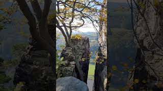 Klettern im Elbsandsteingebirge Legendäre Bastei Saechsische Schweiz [upl. by Yecaj]