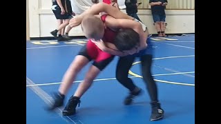 Ilwaco 10U Folk Style Wrestling 71lb Match 1 [upl. by Murton615]