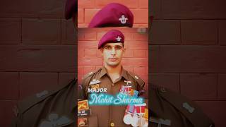 Tribute to Major Mohit Sharma😢💔 💐para Sf parasf mohitsharma tribute legendsneverdie [upl. by Ellehcor93]