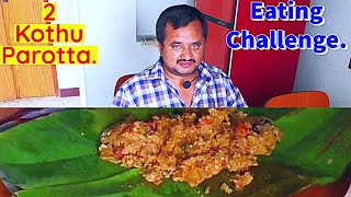 Kothu Parotta Eating Challenge Parotta Eating Challenge TN Village Food [upl. by Pretrice578]