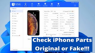 How to Check iPhone Parts are Original or Not  Check if iPhone parts are changed  3utools [upl. by Iv]