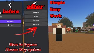 How to bypass fluxus keysystem  Work easy and no ban from fluxus [upl. by Teodor]