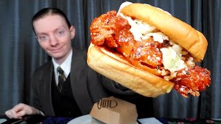 Shake Shacks Korean Style Fried Chicken Sandwich Review [upl. by Trefler]