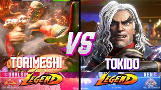 SF6  TORIMESHI is DESTROYED BY TOKIDO Torimeshi Dhalsim vs Tokido Ken Street Fighter 6 [upl. by Zarihs906]