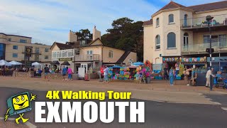 Exmouth  Devon UK  4K Walking Tour [upl. by Ijnek]