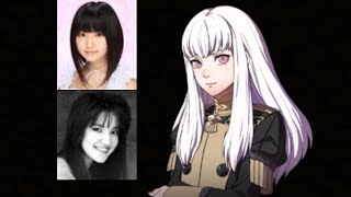 Video Game Voice Comparison Lysithea Fire Emblem [upl. by Ahseya447]