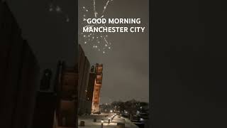 HAMMARBY FANS SENDS FIREWORK AT MANCHESTER CITYS HOTEL ROOM [upl. by Samled202]