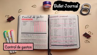 BULLET JOURNAL  CONTROL DE GASTOS Y AHORRO 💰 [upl. by Eocsor974]