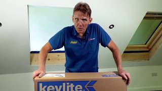 Keylite Roof Window from box to roof in 2 minutes  SkillBuilders Roger Bisby [upl. by Eitisahc]