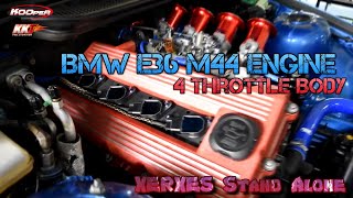 KKT XERXES Stand Alone wiht BMW E36 M44 4 Throttle Body By Mo Tuner [upl. by Gardal]