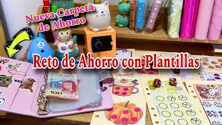 AHORRANDO CON PLANTILLAS 🤩 NUEVA CARPETA DE AHORRO 💵🍀 [upl. by Carroll614]