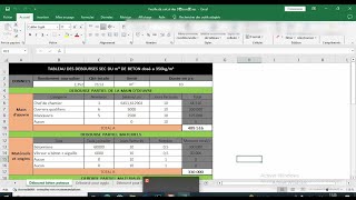 Fichier Excel GRATUIT 1  Déboursé Sec matériaux etc pour vos Projets de Construction [upl. by Ycnay]