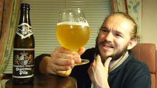 Beer Review 3917 Herzoglich Bayerisches Brauhaus Tegernsee  Tegernseer Pils Germany Beer [upl. by Rosenzweig]