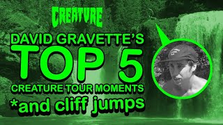 David Gravettes Top 5 Creature Tour Moments and cliff jumps [upl. by Sewel]