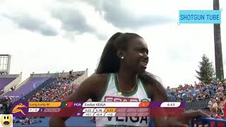 EVELISE VEIGA LONG JUMP SKILLS [upl. by Noyk]